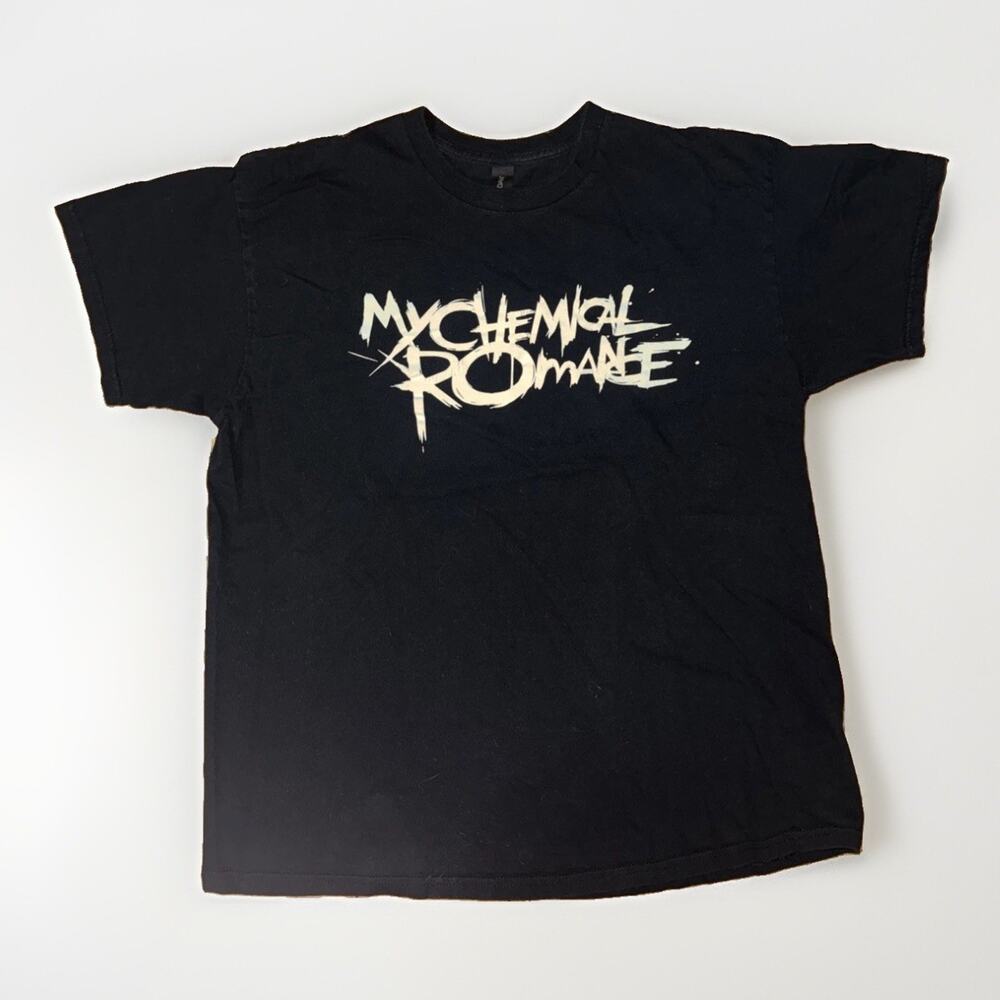 My Chemical Romance Band T-Shirt Black Large 21x26